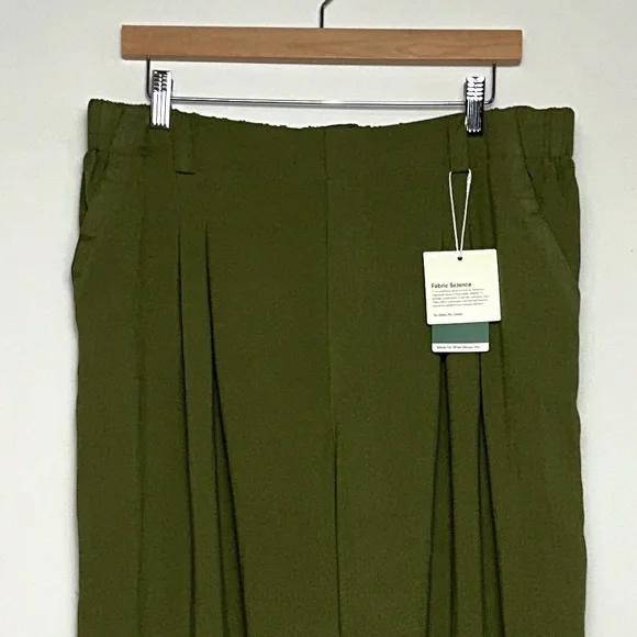NWT Halara High Waisted Wide Leg Flowy Palazzo Casual Linen-Feel Pants - Picture 6 of 11